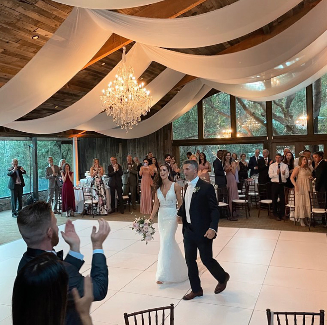A DJ Nick Dean wedding reception in Southern California
